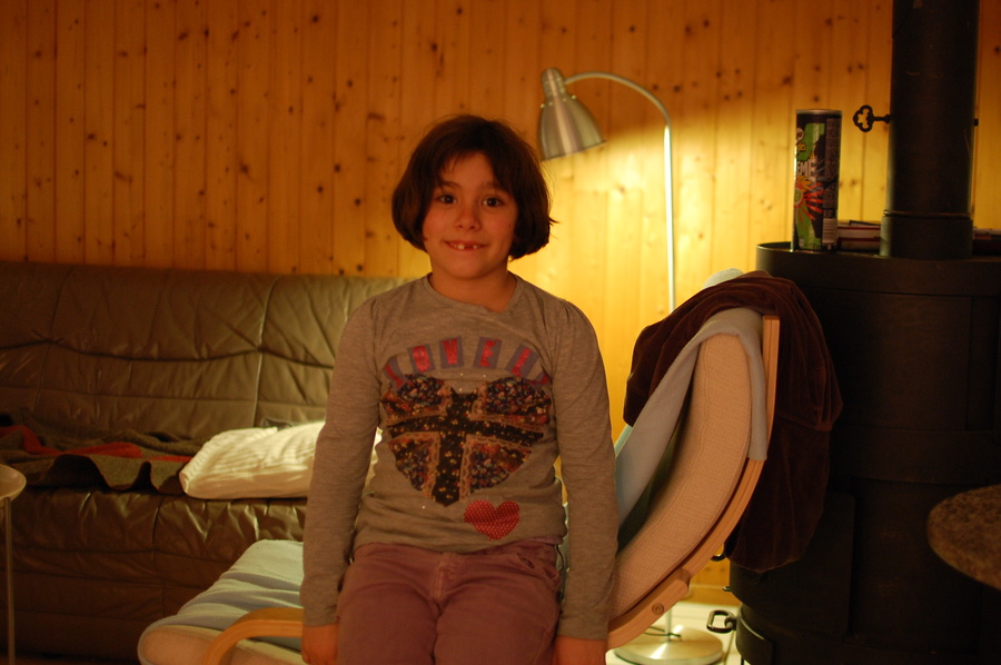 Girl in a jacket