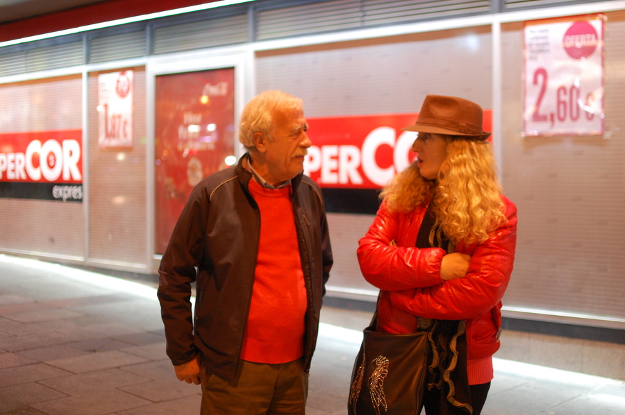Girl in a jacket