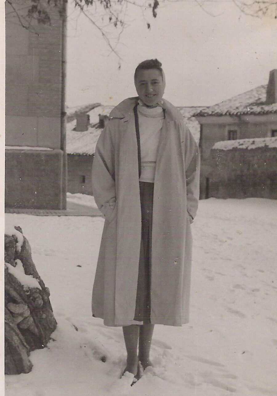 Girl in a jacket